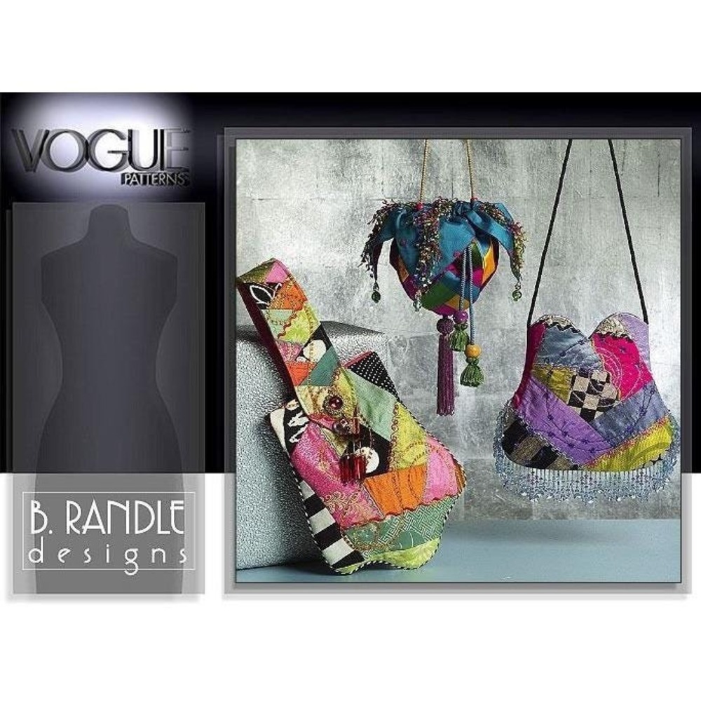 Vogue Patterns V8375 Patchwork Handbag Sewing Pattern‎ By B. Randle Designs